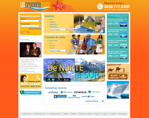 Portal de venta de cruceros